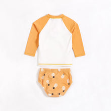 Load image into Gallery viewer, Pineapple Rashguard Swim Diaper Set
