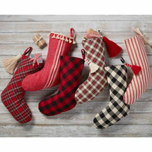 Load image into Gallery viewer, Red Plaid Stocking
