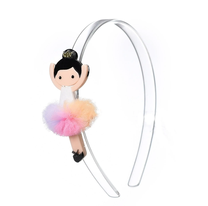 Ballerina Headband Rainbow Tutu