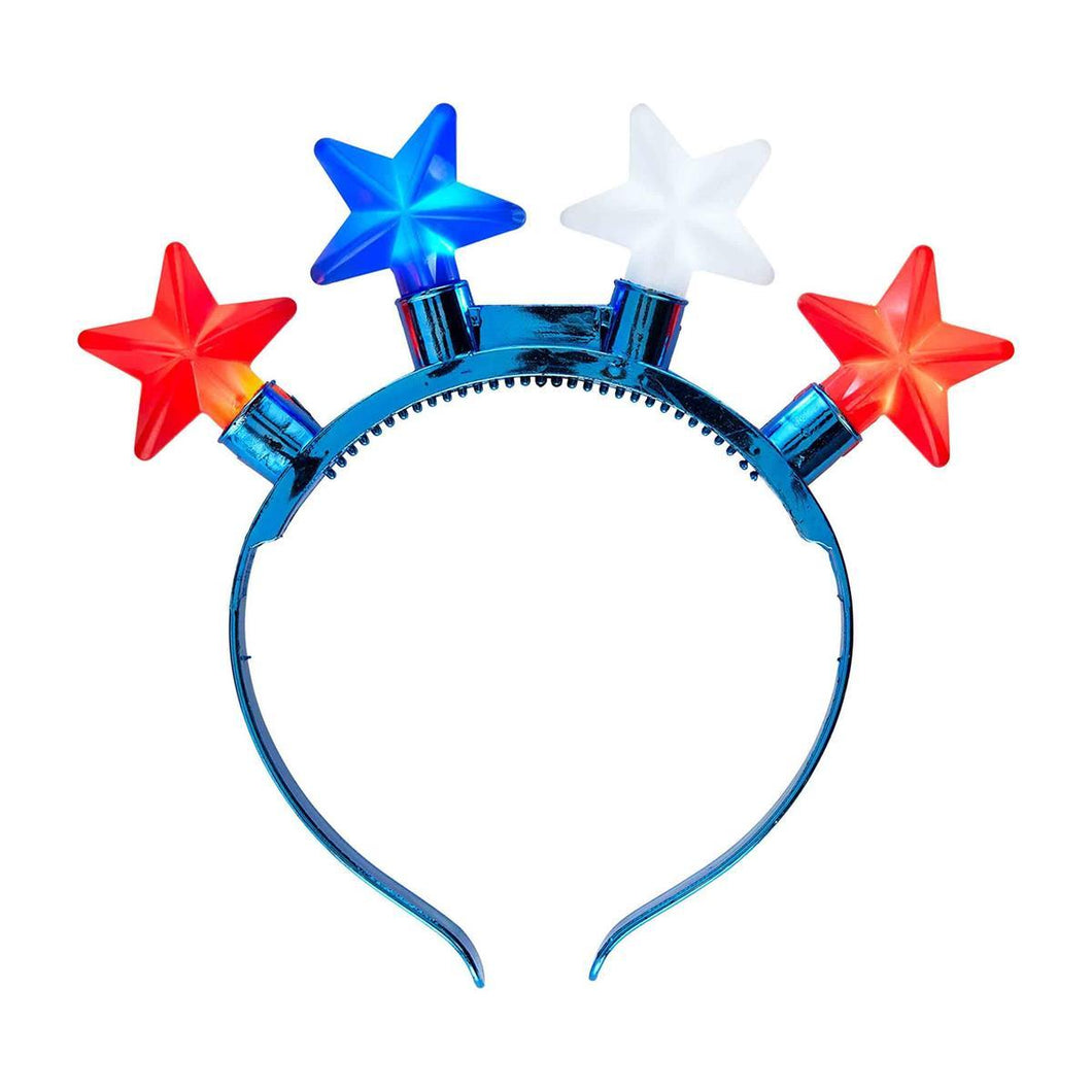 Blue Light Up Star Headband