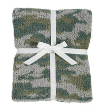 Load image into Gallery viewer, Camo Chenille Blanket
