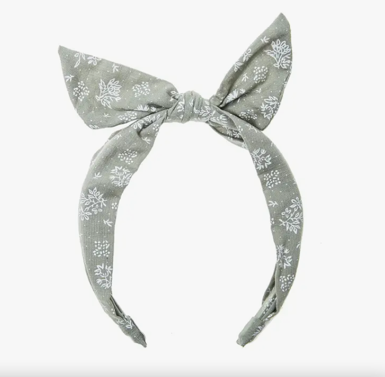 Floral Sprig Tie Headband