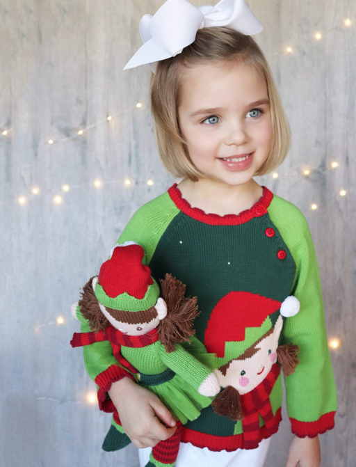 Girl Elf Knit Sweater