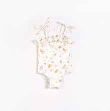 Load image into Gallery viewer, Golden Pebble Terrazzo Swimsuit
