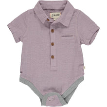 Load image into Gallery viewer, Lilac Woven Onesie
