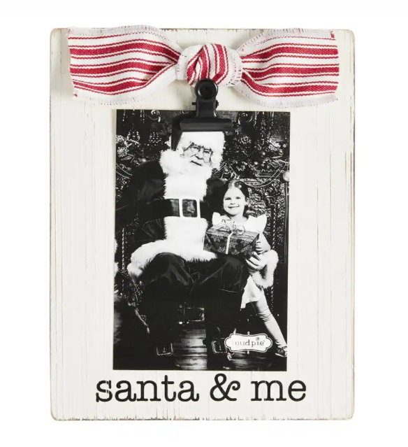 Santa & Me Picture Frame