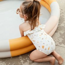 Load image into Gallery viewer, Golden Pebble Terrazzo Swimsuit
