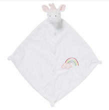 Load image into Gallery viewer, White Unicorn Lovey Blankie
