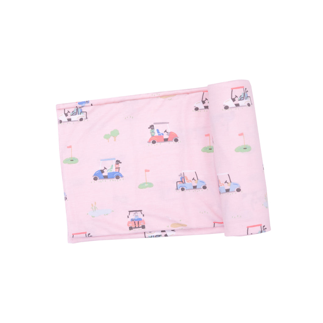 Pink Golf Carts Swaddle